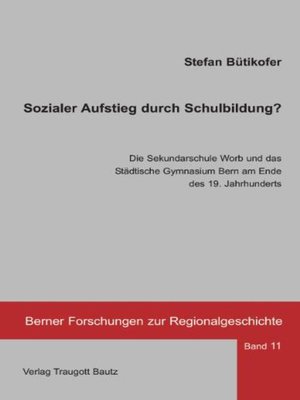 cover image of Sozialer Aufstieg durch Schulbildung?